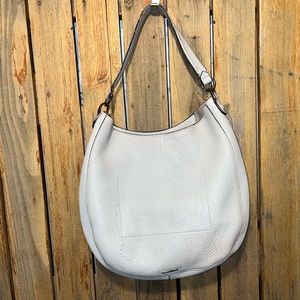 Rebecca Minkoff Gray Leather Feed Bag